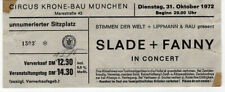 Slade Signed Ticket Original Vintage Circus Krone Munich 1972 picture
