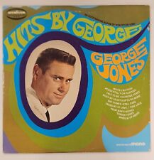VINTAGE GEORGE JONES LP Hits By George - Musicor Records SHRINK TESTED VG  picture