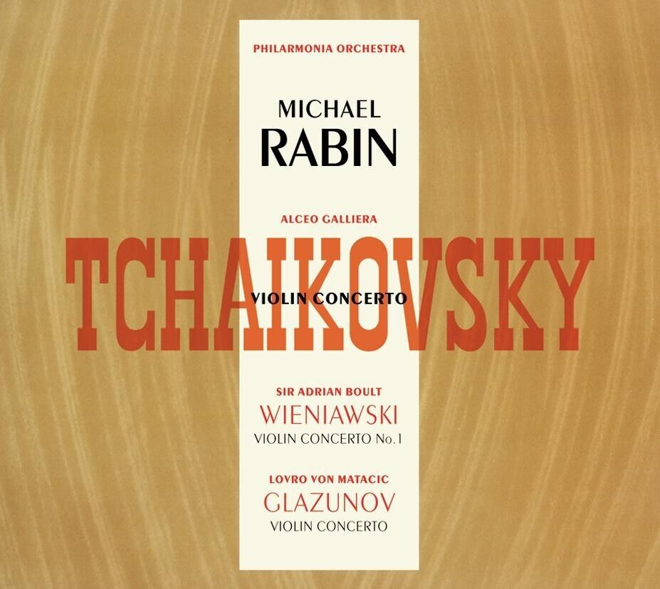 Michael Rabin:Tchaikovsky, Wieniawski & Glazunov - Violin Concerto (CD)