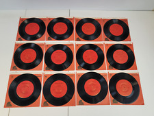 Vintage Lot 12 Children's Scholastic Records Vinyl 7