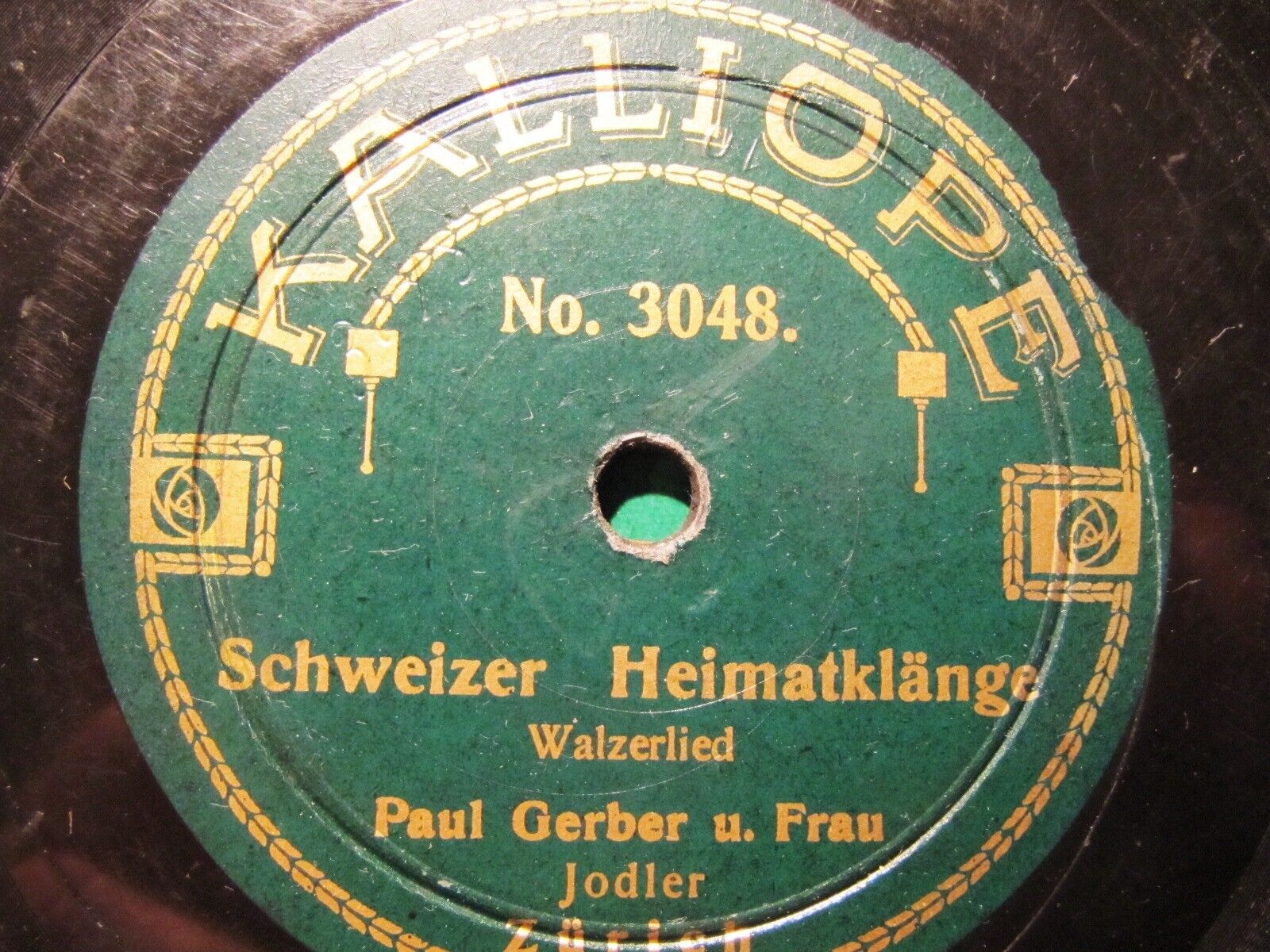 1905 GERMAN Swiss Yodel PAUL GERBER Frau Antonia Schweizer Heimatklange KALLIOPE