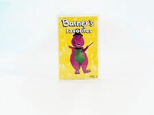Barney's Favorites Vol 1 Cassette Tape Vtg 1993 Purple Dinosaur Childrens Songs picture