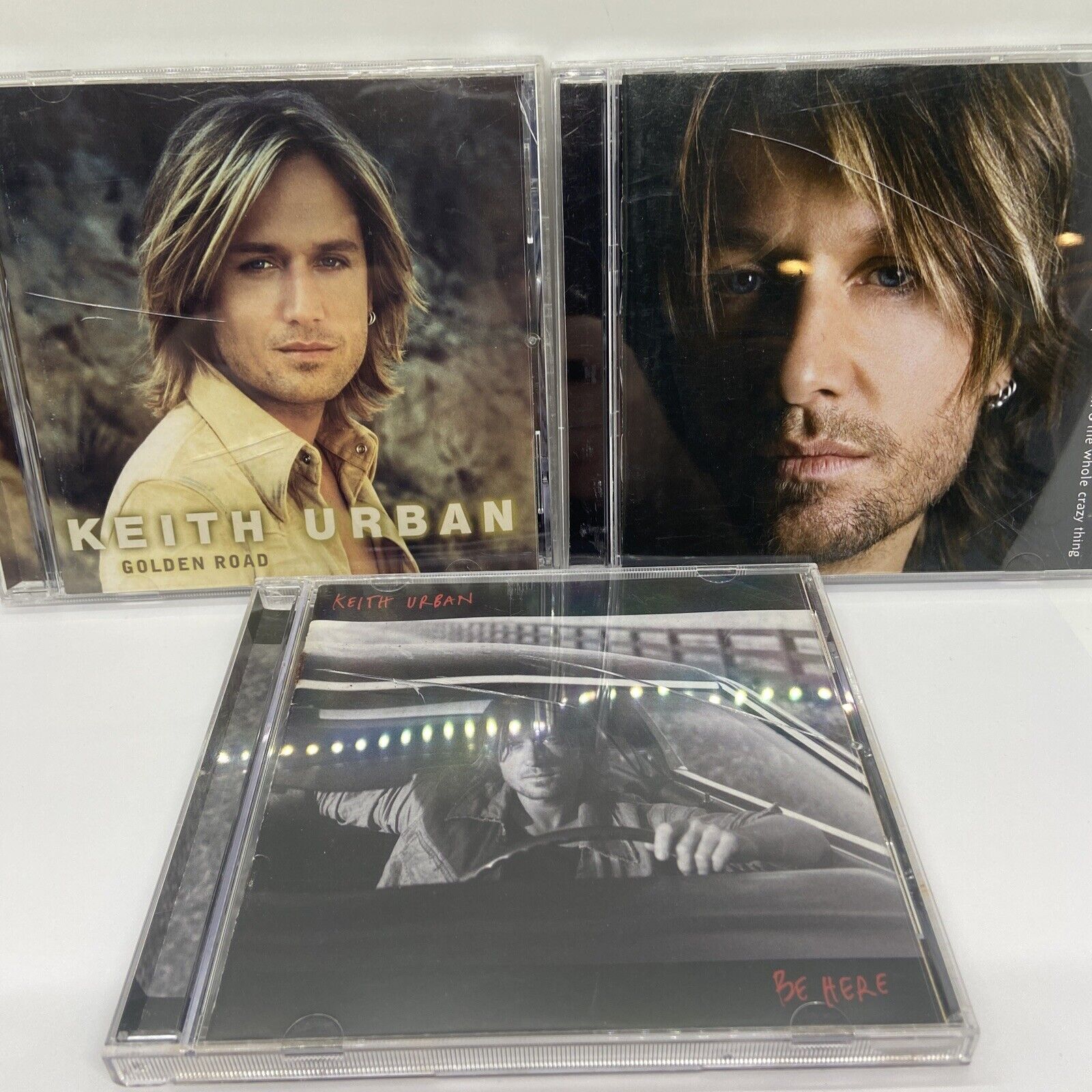 KEITH URBAN - Lot Of 3 CDs - Golden Road; Be Here; Love, Pain And the Whole…