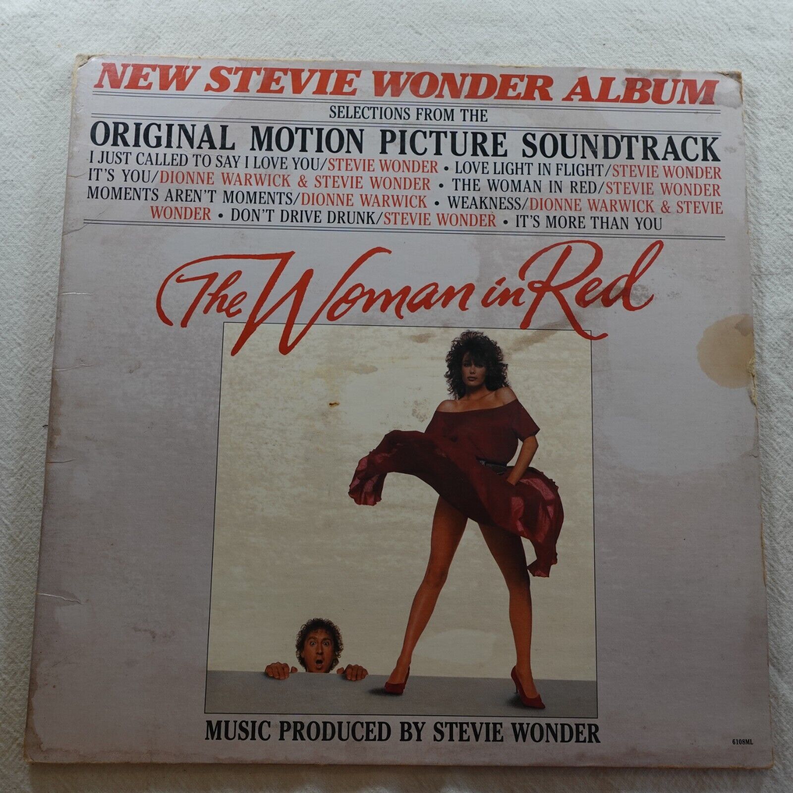 Stevie Wonder The Woman in Red   Record Album Vinyl LP