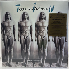 New TIN MACHINE 'Tin Machine II' LP 2022 Crystal Clear & Turquoise Mixed Vinyl picture
