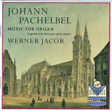 Werner Jacob ~ Music for Organ ~ Johann Pachelbel ~ Great Classical CD Album picture