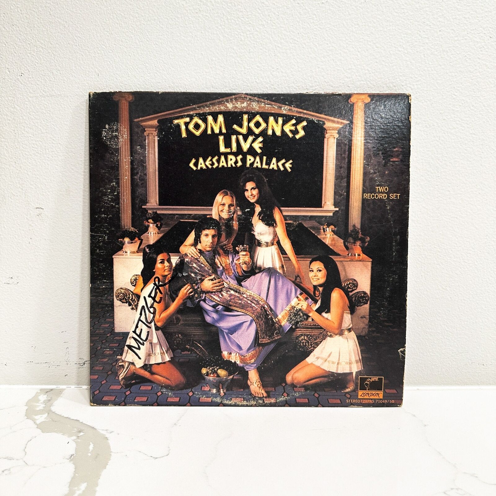 Tom Jones – Live At Caesar\'s Palace - Vinyl LP Record - 1971
