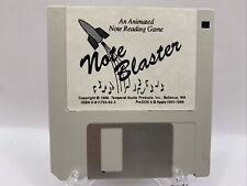 Vintage 3.5” Floppy Disk An Animated Note Reading Game Note Blaster 1989 Apple picture