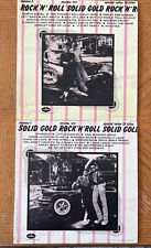 Original Hits Solid Gold Rock ‘N’ Roll  Volume 1 And 2 Mercury  ST 61371 61372 picture