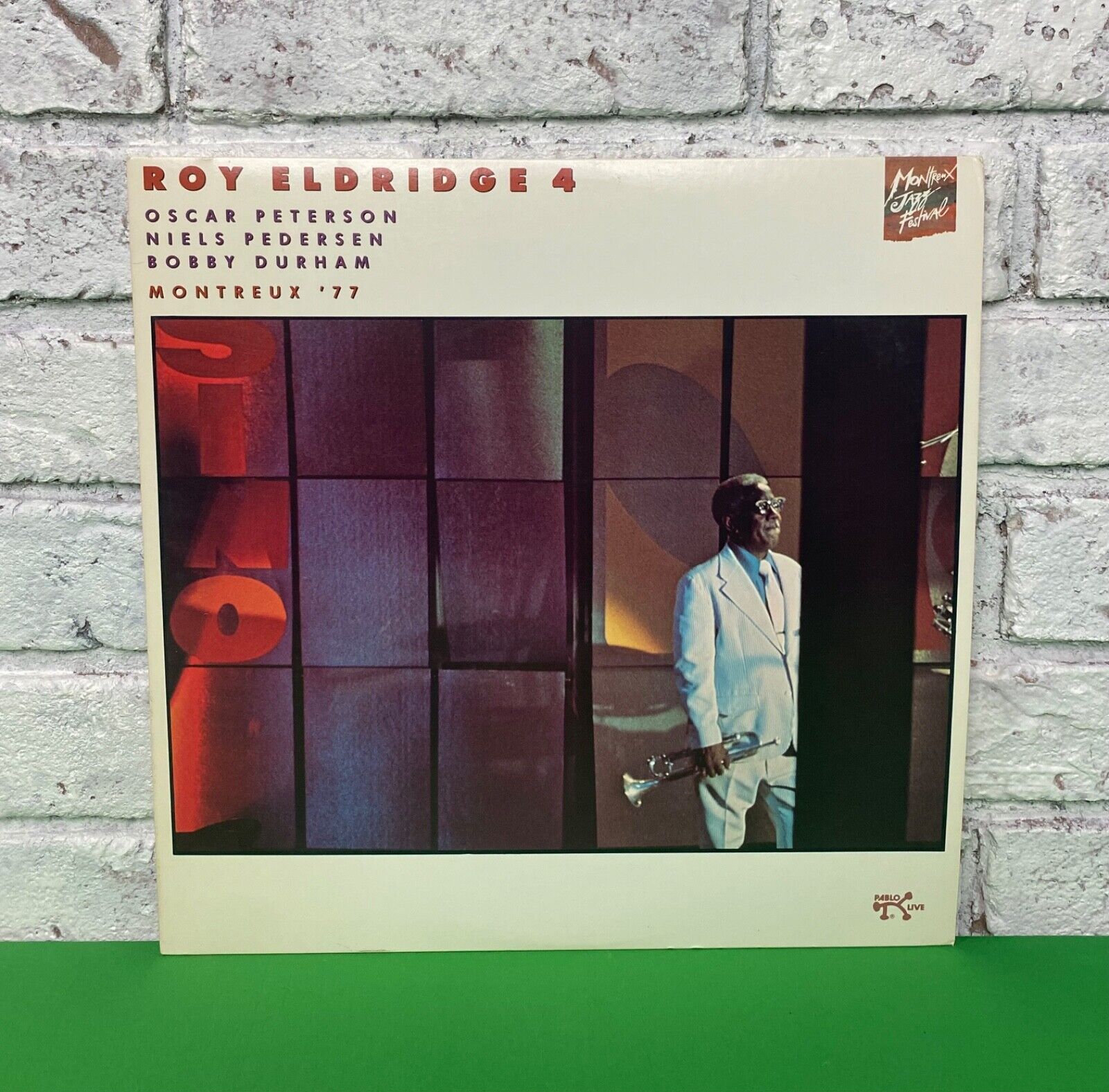 Vintage 1989 Remastered Roy Eldridge 4 - MONTREUX '77 PABLO Records OJC-373