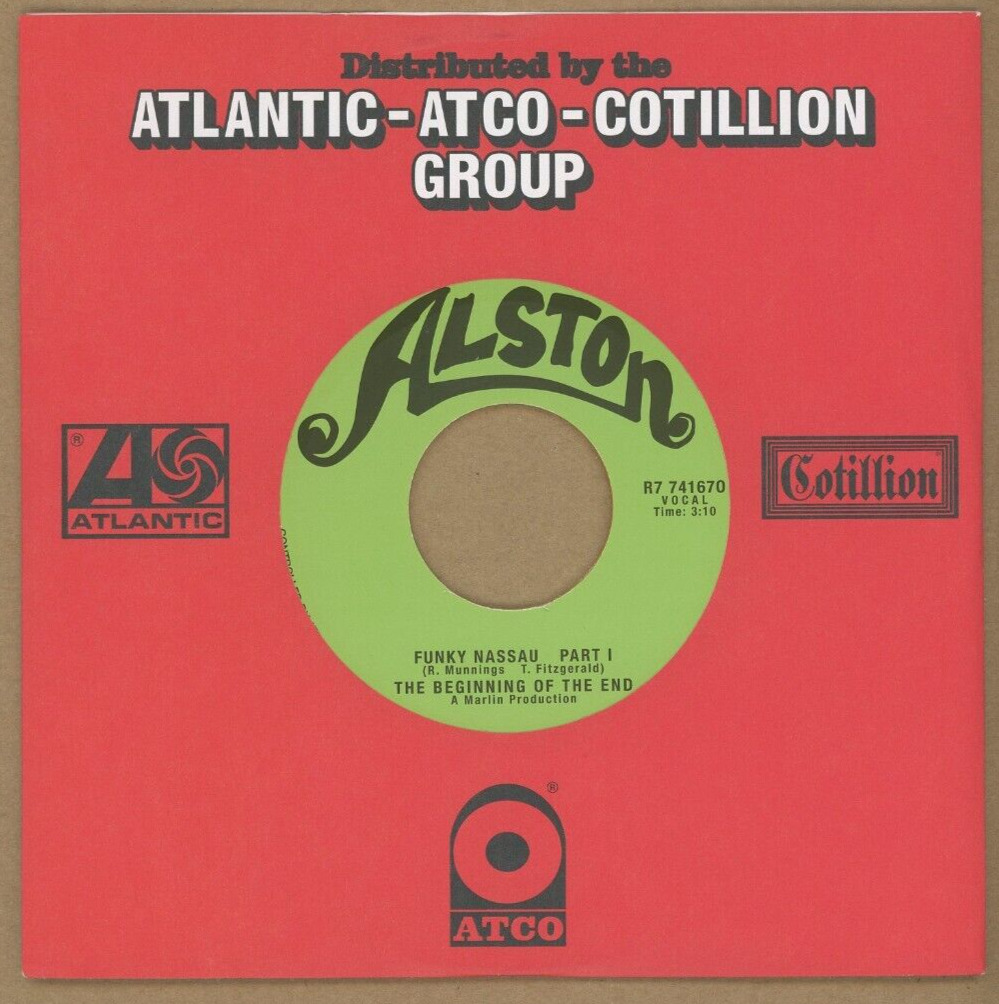 THE BEGINNING OF THE END - FUNKY NASSAU - Alston Atlantic Northern Soul Funk 7\