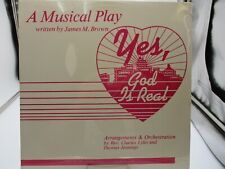 JAMES M. BROWN - A MUSICAL PLAY YES, GOD IS REAL GOSPEL LP SEALED M cover  M picture