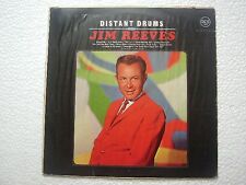 JIM REEVES DISTANT DRUMS 1st Press RARE LP record vinyl INDIA INDIAN VG+ picture