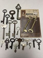 Vintage & Antique Lot Of Keys Skeleton, Clock, Diary, Door, Music Box Etc. picture