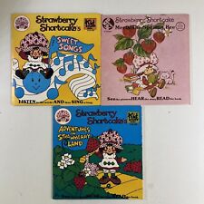 Vintage Strawberry Shortcake Three (3) Read & Sing Along Kid Stuff picture