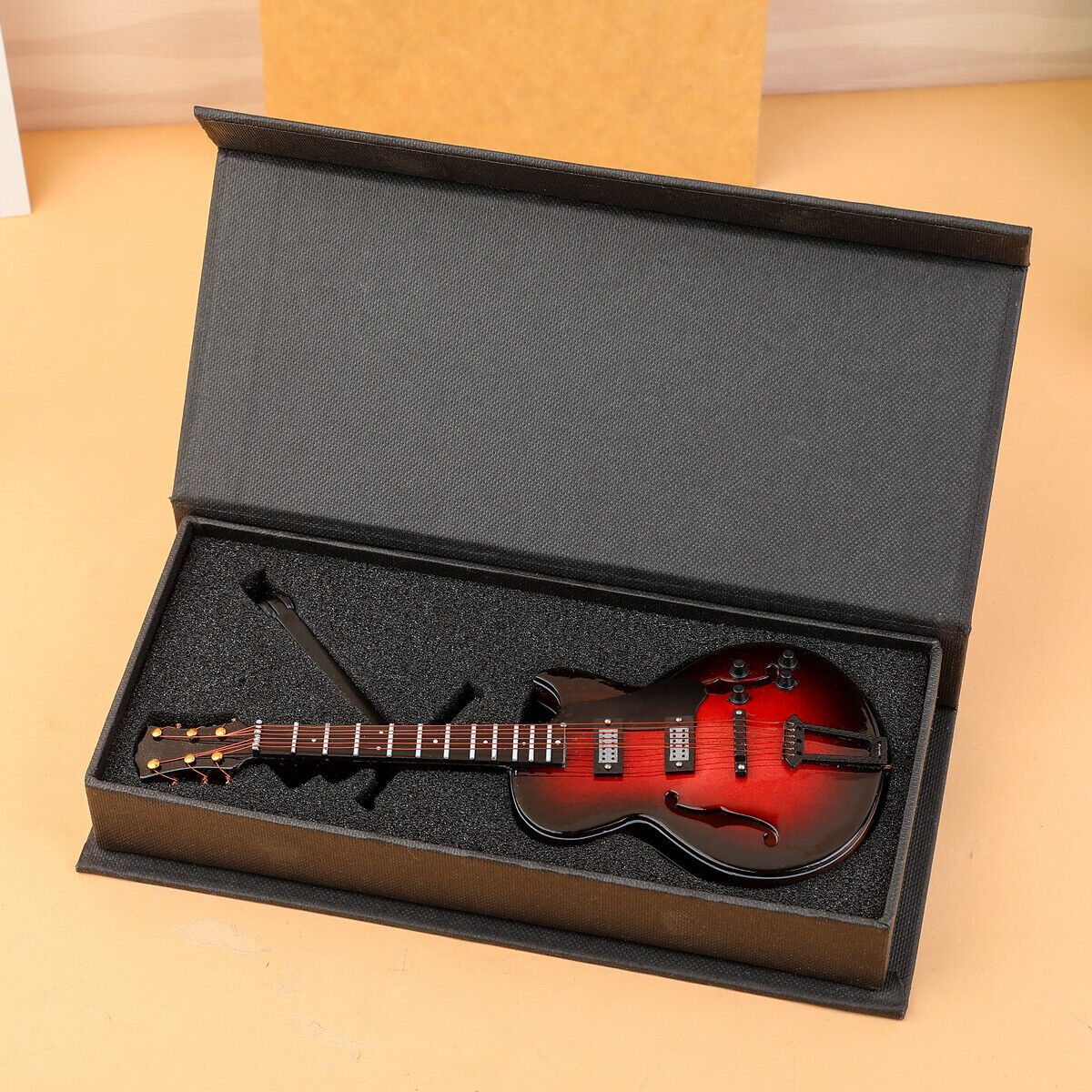 Guitar Replica/Box Holder  Musical Instrument Model Miniature