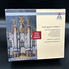 THE BACH FAMILY ORGAN WORKS Wilhelm Krumbach [Teldec 2 CD Box Set] CDs are NM picture