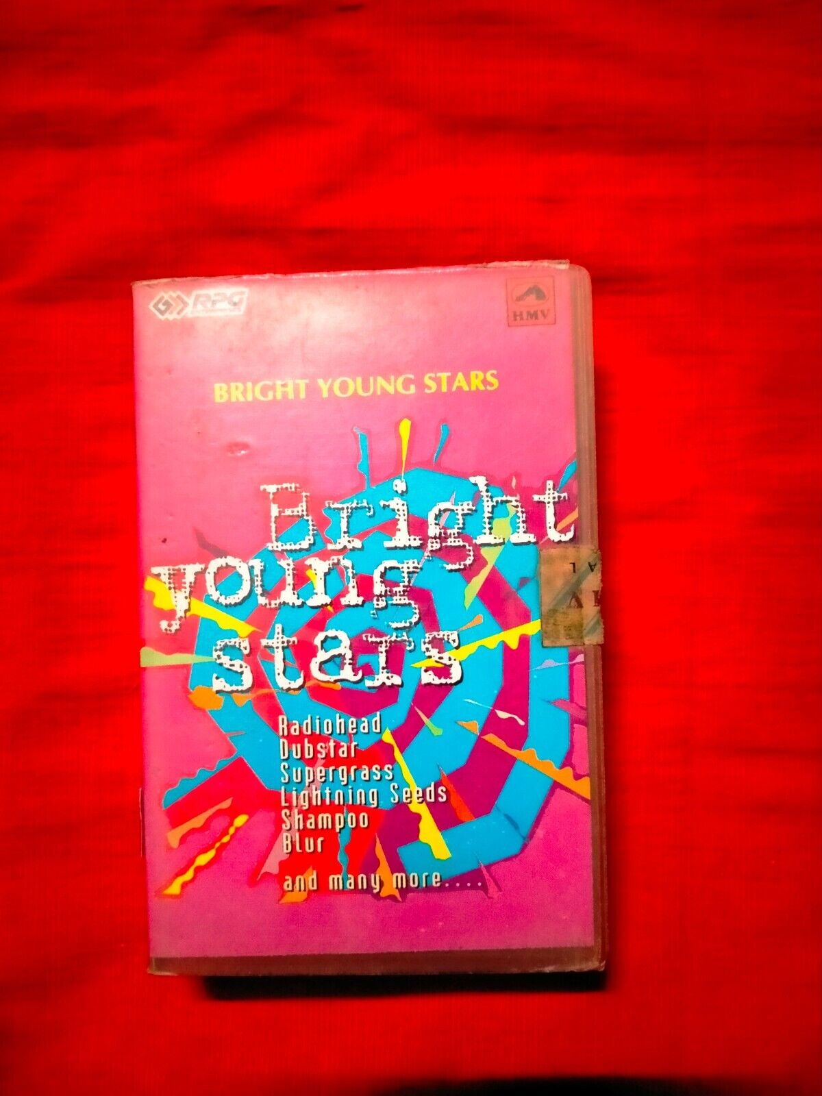 Bright Young Stars blur/supergrass RARE Cassette tape INDIA Clamshell 1997