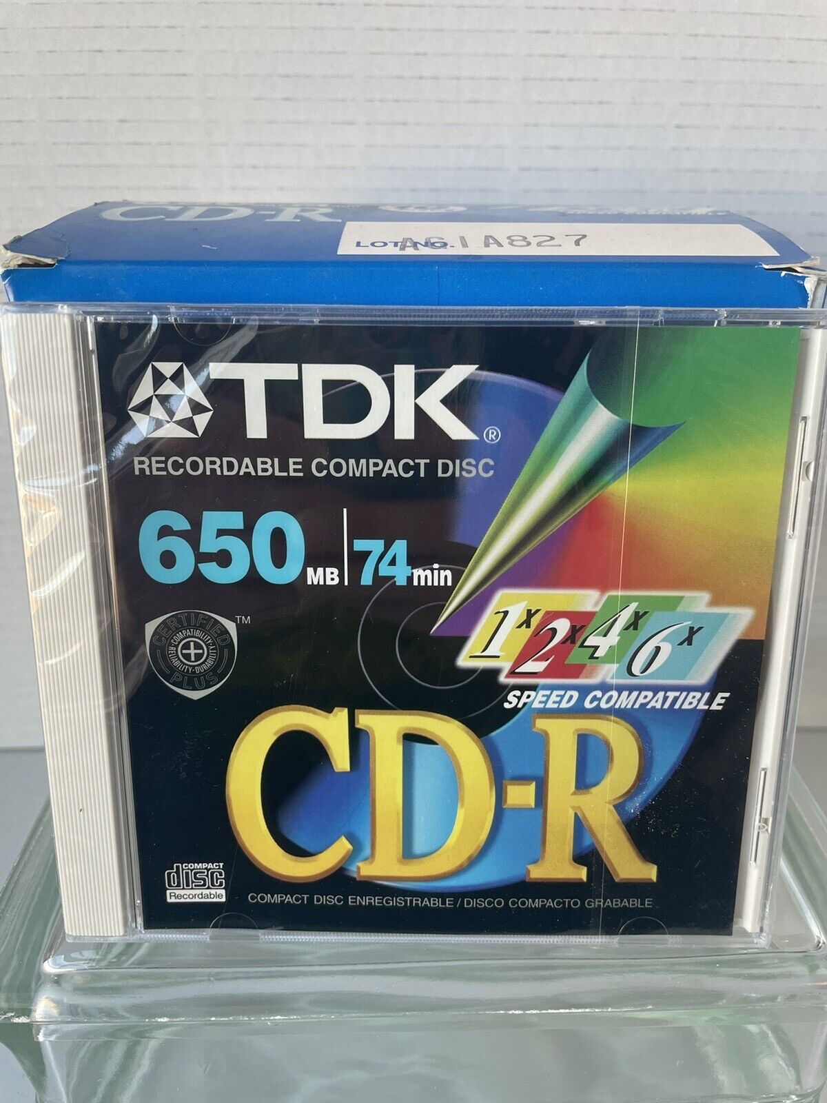 10 TDK CD-R 650 MB 74 Min up to 6x Recordable Compact Discs NIB
