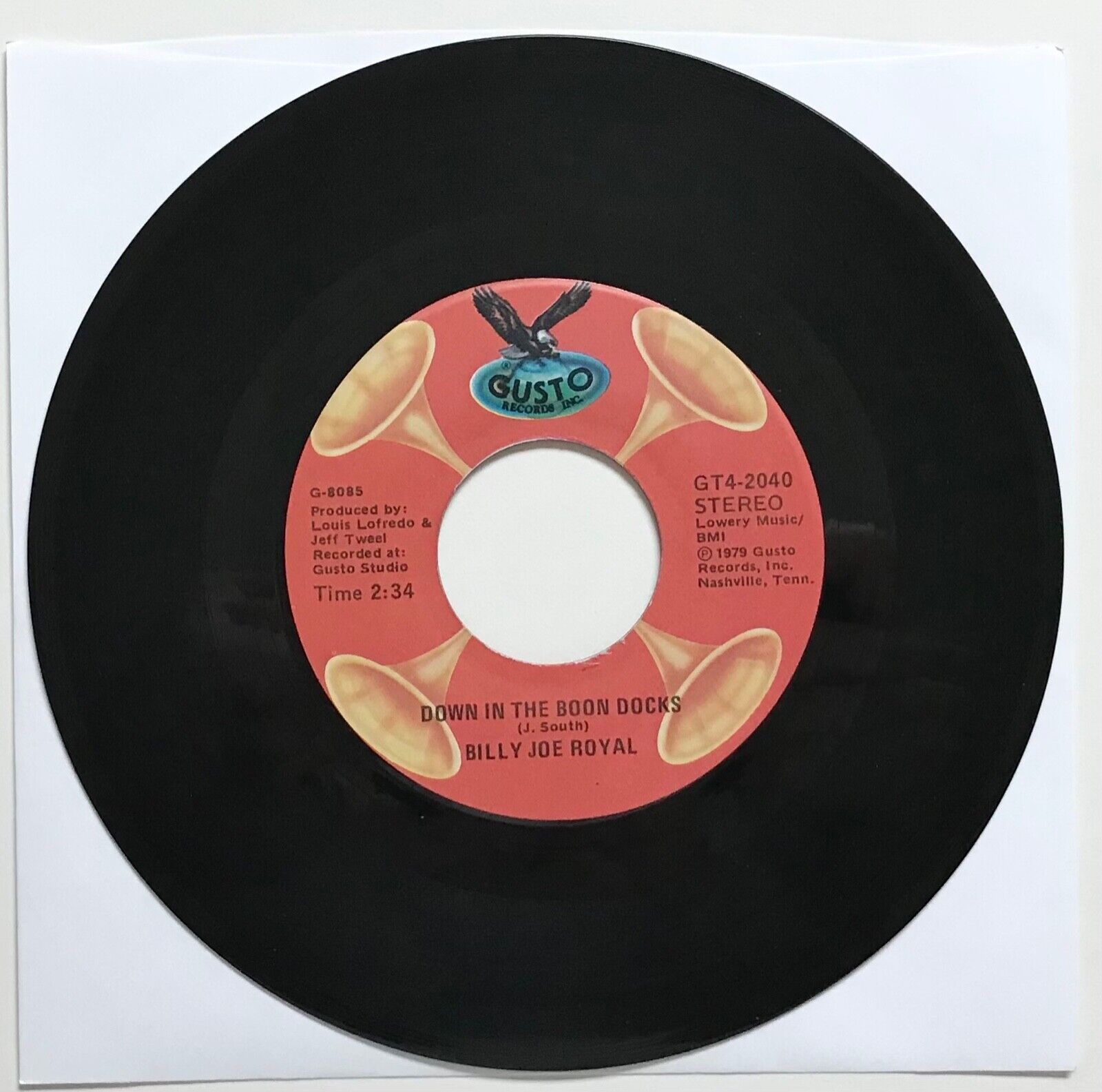 BILLY JOE ROYAL: Down in the Boondocks (Vinyl 7\
