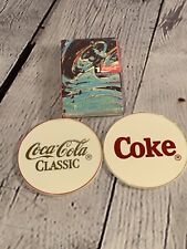 Vintage1992 Coca Cola Volume 1 Cassette Tape New & Sealed. With 2 Vtg coasters picture