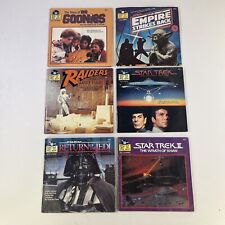 Vintage Six (6) 24 Page Read - Along Book & Record Lot Goonies & Star Wars  picture