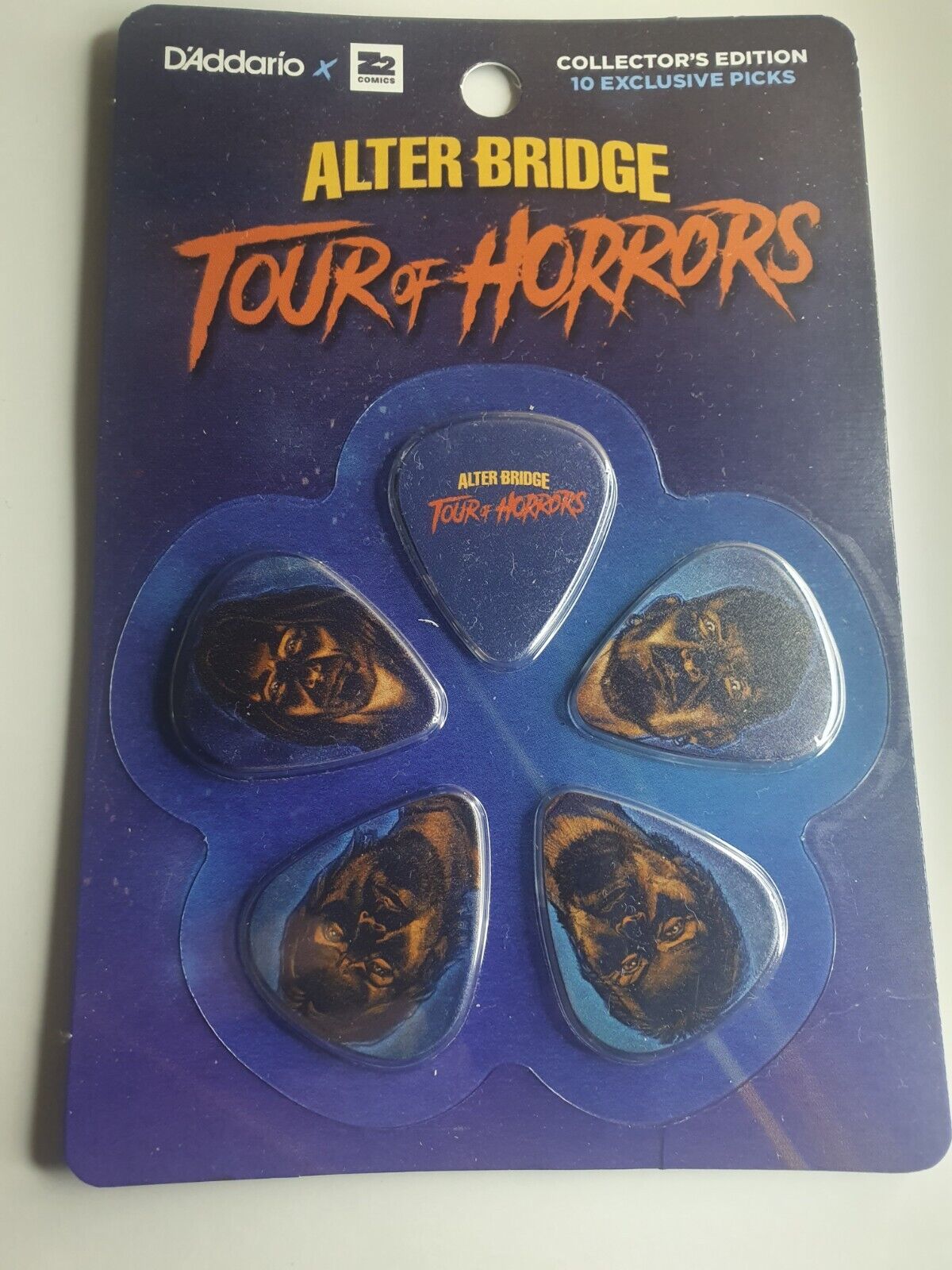 Alter Bridge D\'Addario Tour Of Horrors Guitar Pick Pack