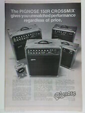 retro magazine advert 1980 PIGNOSE amps picture