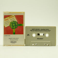 Vintage Happy Holiday Christmas Songs Cassette Music Tape Various Artists 1980 picture