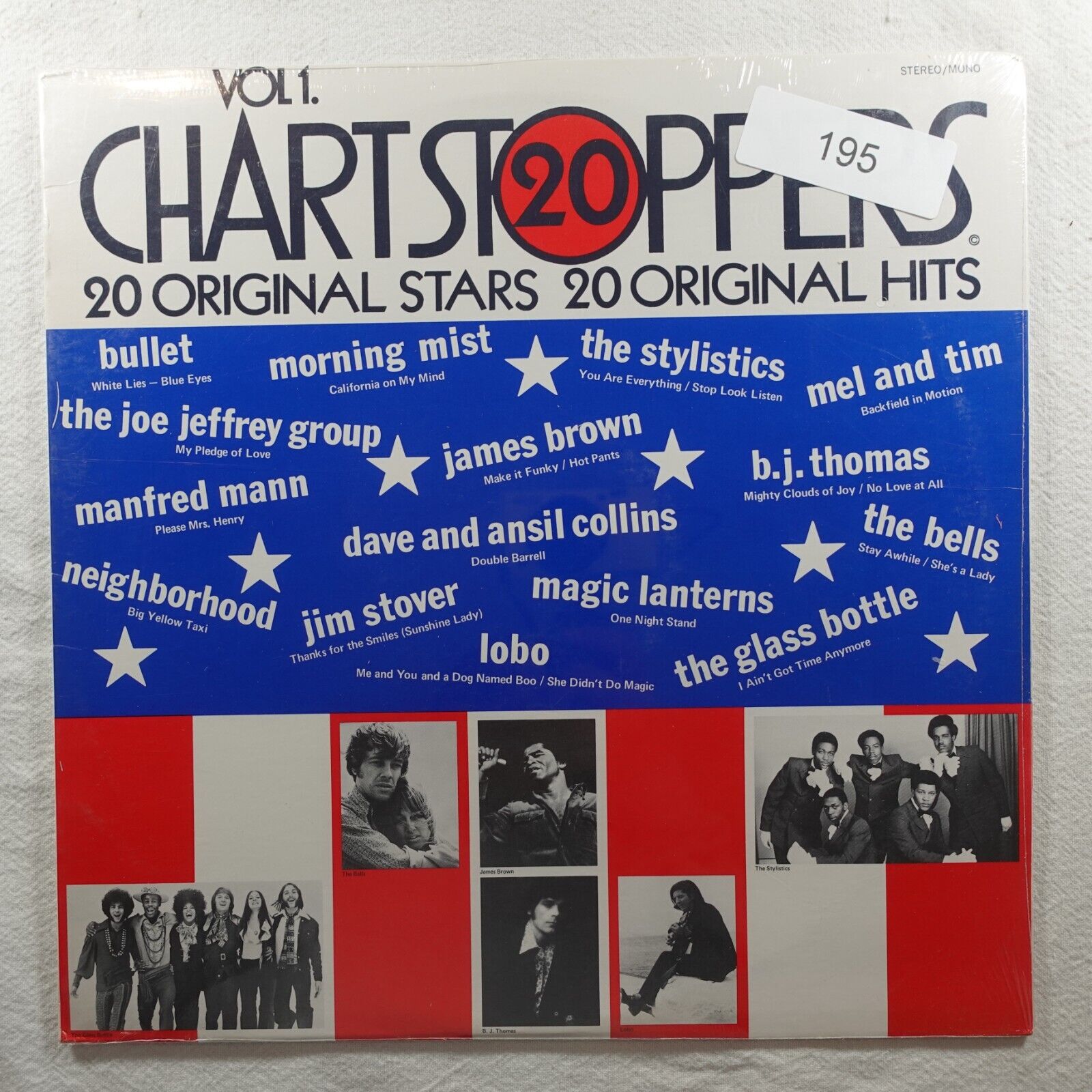 NEW Various Artists Chart Stoppers 20 Original Starts   Record Album Vinyl LP
