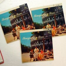 RENATO CAROSONE Honeymoon In Rome 3x45rpm EP Italy 1950s POP Pic Sleves  #1193 picture