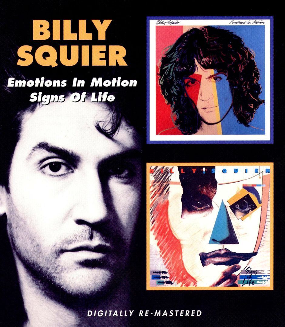 BILLY SQUIER - EMOTIONS IN MOTION/SIGNS OF LIFE NEW CD