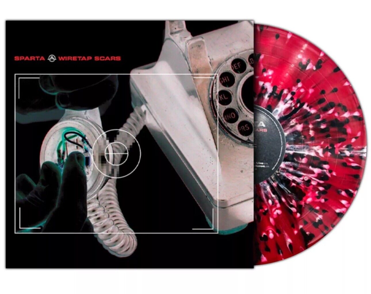 Sparta - Wiretap Scars LP Red w/ White & Black Splatter Vinyl LTD ED of 350 NEW