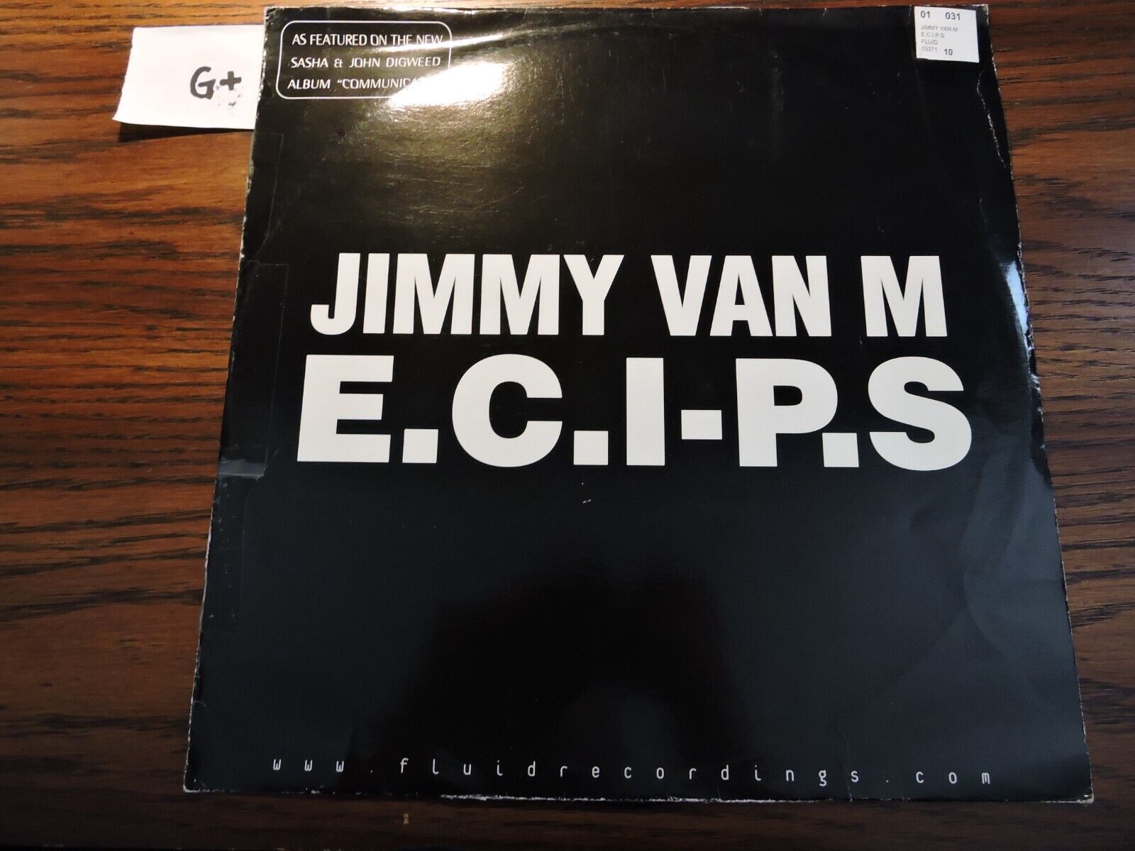Jimmy Van M (LP) E.C.I.P.S Original Mix  Medway Remix Fluid Recordings UK