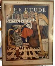 Vintage The Etude Music Magazine Feb 1928 Mazie's Dream After Orchestra Concert picture