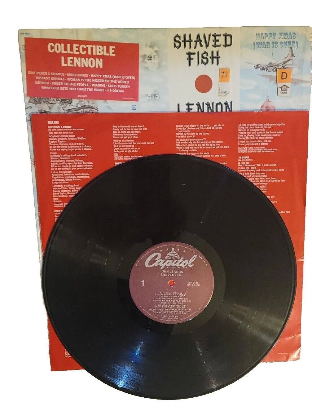 John Lennon - Shaved Fish 1972-1975  Apple Label LP