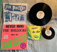 Sex Pistols HYPE Promo Never Mind LP+Pretty Vacant 45 Johnny Rotten VICIOUS PUNK picture