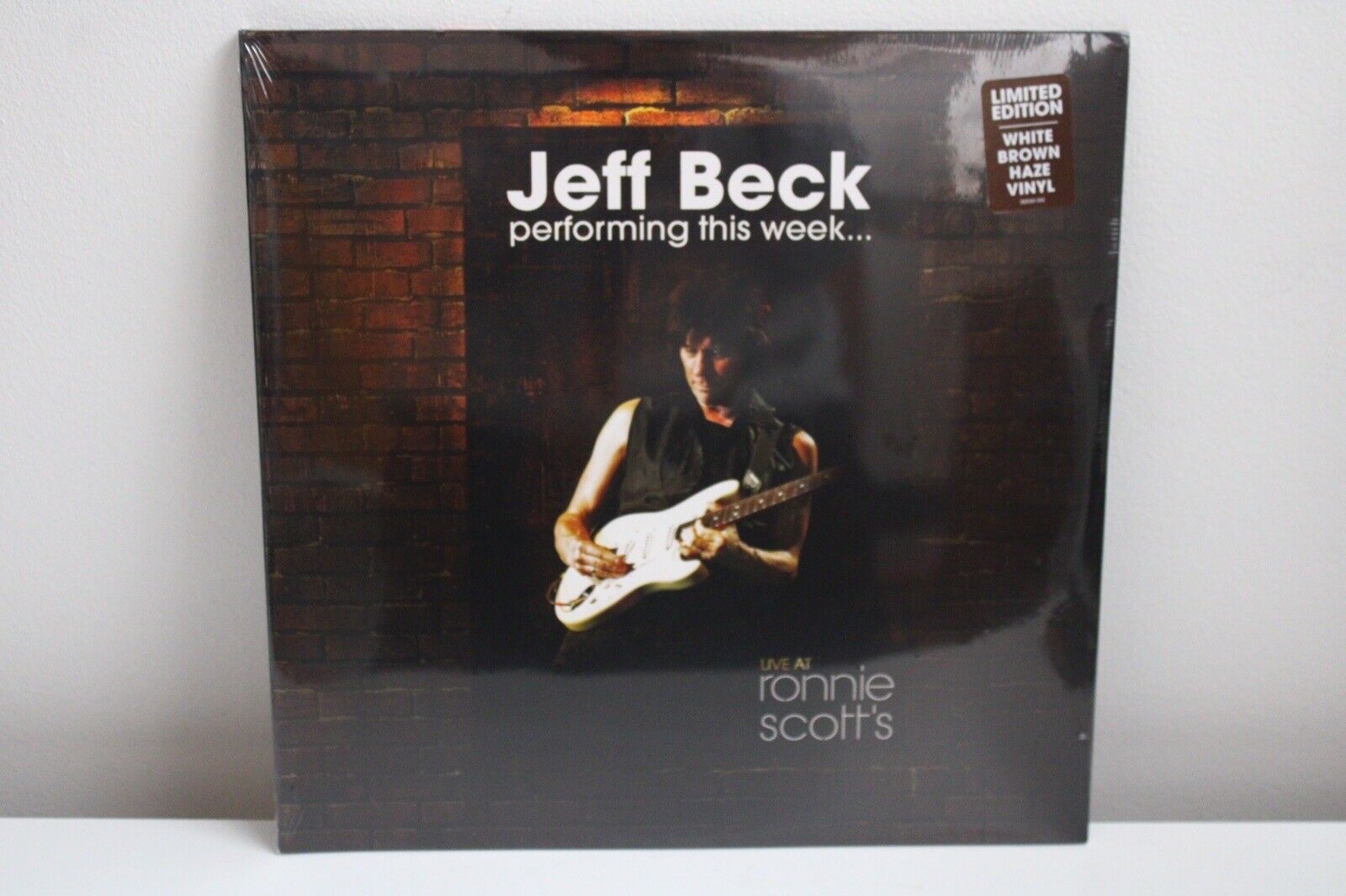 Jeff Beck SEALED Live at Ronnie Scotts 2 x LP LIMITED WHITE BROWN HAZE VINYL OOP