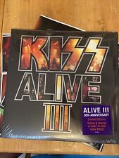 KISS Alive III US 2LP Set 30th Ltd. Ed. Yellow & Orange Swirl Vinyl See Descr. picture
