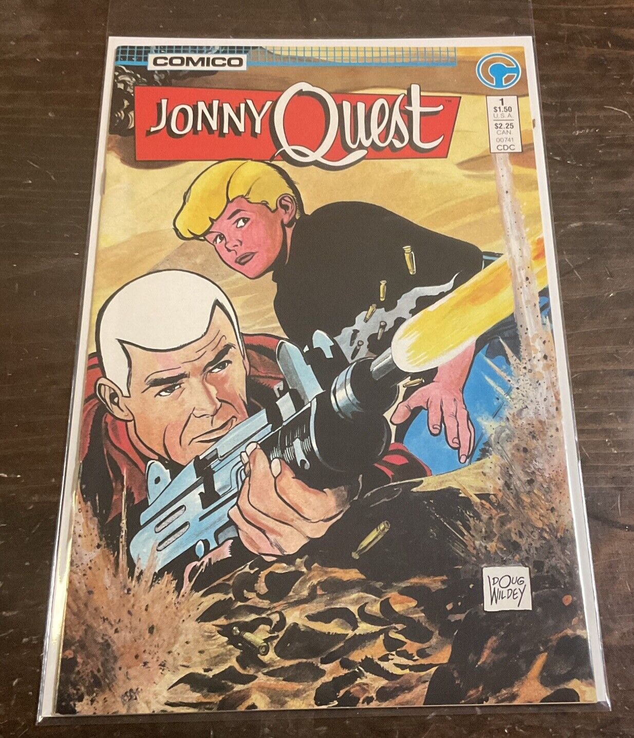 Vintage Johnny Quest #1 VF-NM Comico Comic 1985 HIGH GRADE Combined Shipping