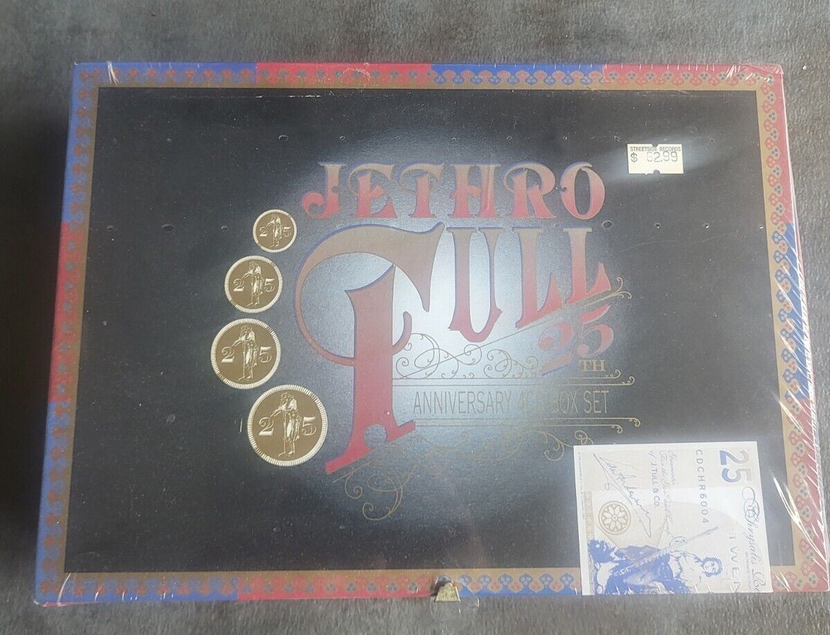 The 25th Anniversary Boxed Set By Jethro Tull (CD, Apr-1993, 4 Disc Set) - *NEW*