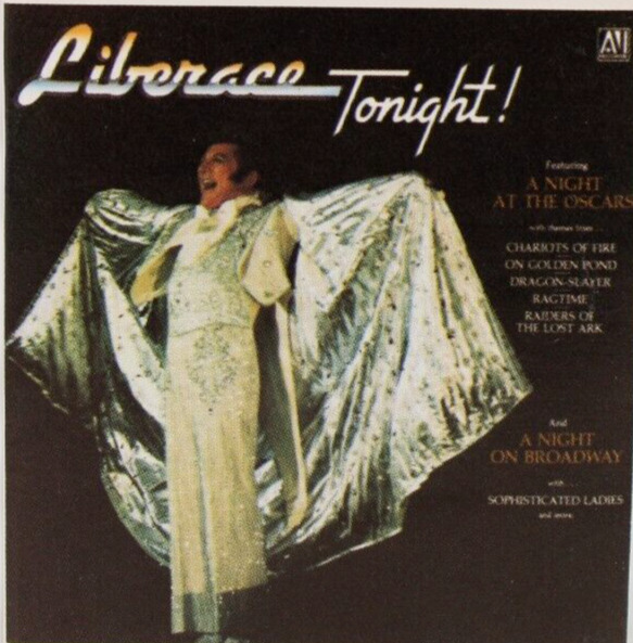 LIBERACE, LIBERACE TONIGHT PIANO MUSIC VINTAGE 1982 CASSETTE SAGITTARIUS RECORDS