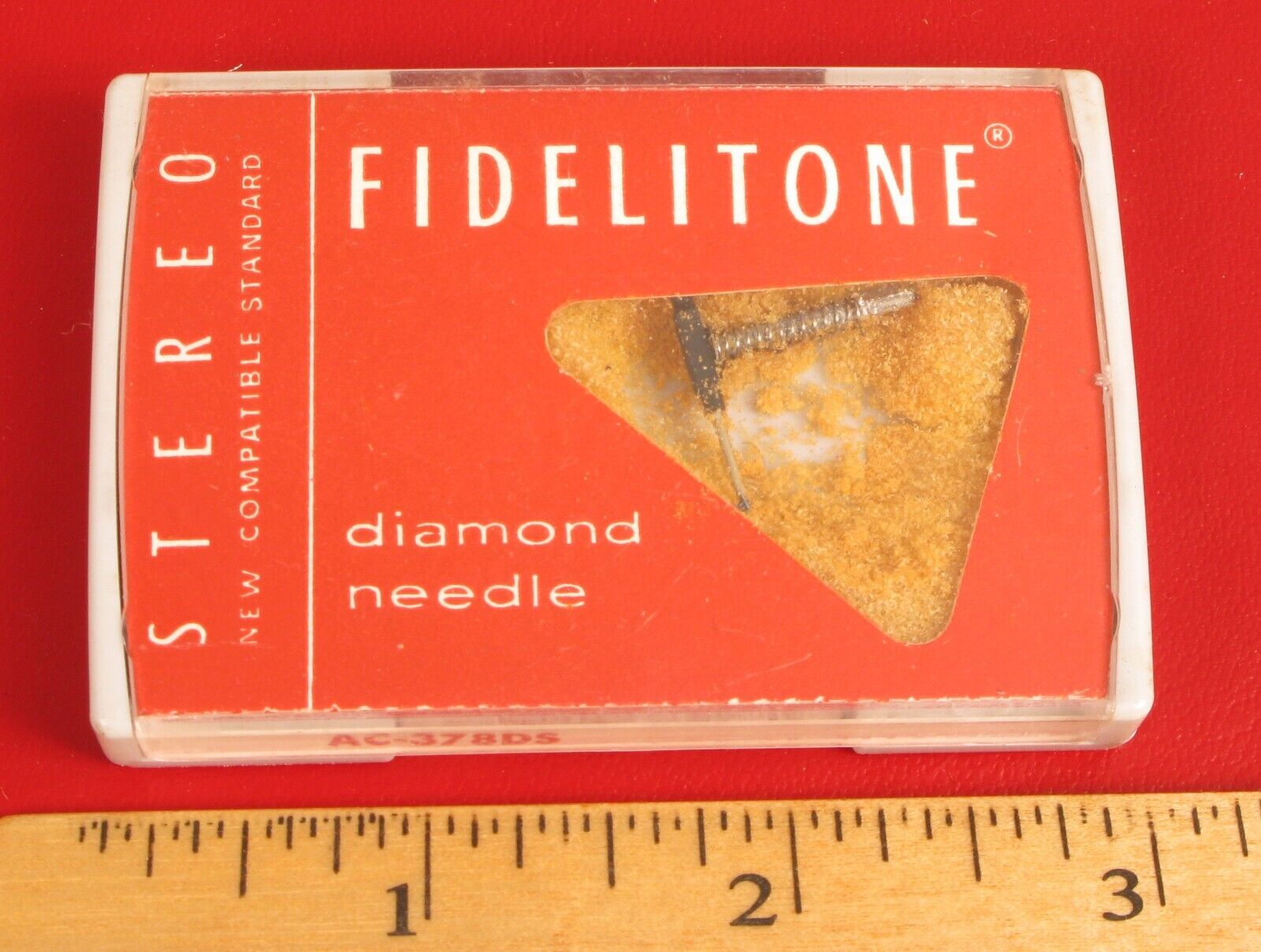 VINTAGE STEREO RECORD PLAYER VINYL LP FIDELITONE DIAMOND NEEDLE AC-378DS ZENITH