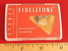 VINTAGE STEREO RECORD PLAYER VINYL LP FIDELITONE DIAMOND NEEDLE AC-378DS ZENITH picture