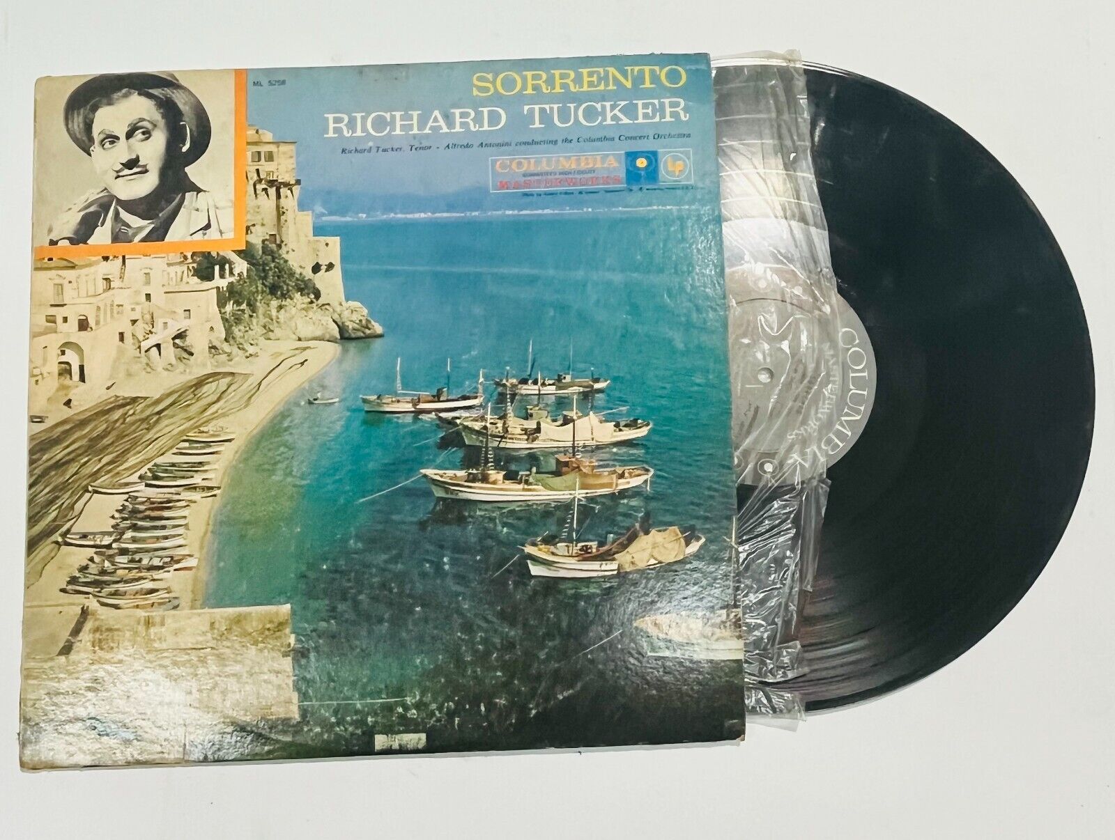 Richard Tucker - Sorrento LP Columbia Vinyl Record Album ML 4258 EXCELLENT