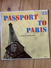 Passport To Paris A Musical Travelogue Vinyl Record  picture