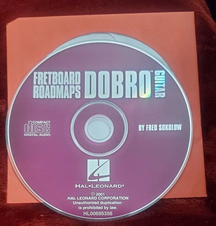 Fretboard Roadmaps Dobro Guitar By Fred Sokolow (Disc Only)