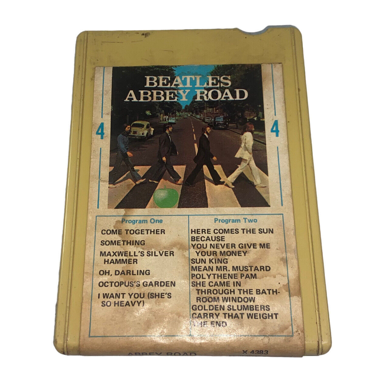 Vintage 4 Track Tape Beatles Abbey Road Not Tested