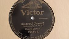 Rosario Bourdon - 78rpm single 12-inch – Victor #35342 Traumerei picture