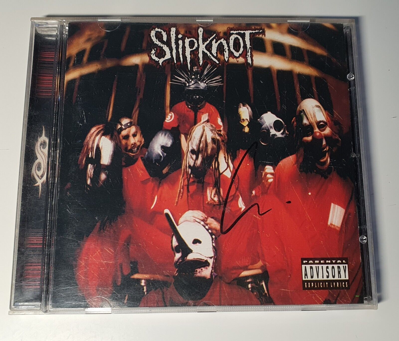 Autographed Corey Taylor Slipknot CD signed, selftitled 1999